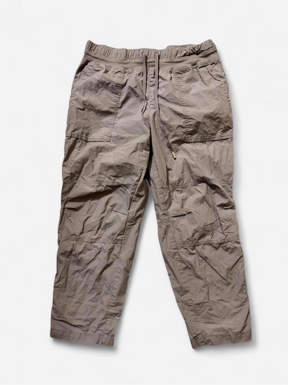 Nautica Women's Casual Drawstring Cargo Pants - Taupe